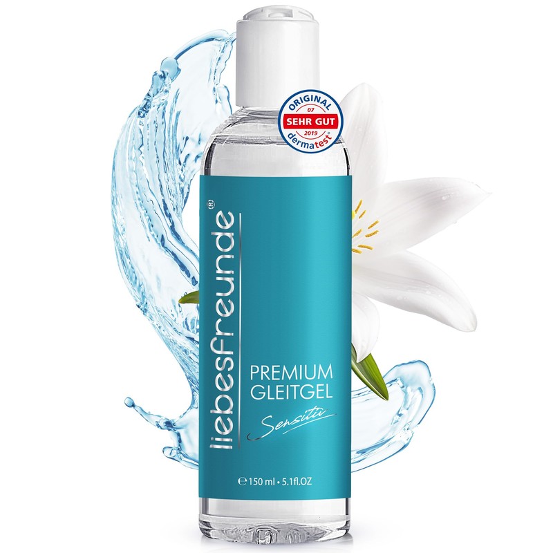 liebesfreunde® Sensitive Water-Based Lubricant (150 ml) Premium Lubricant Intimate Gel