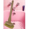 MAAJ Bath Brush 40 cm Hard Fibre Bristles Vegan Plastic