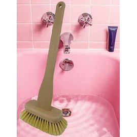 MAAJ Bath Brush 40 cm Hard Fibre Bristles Vegan Plastic Free Made in Germany