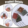 LvYiLinggg 6 Pcs Dollhouse Decor Miniature Classical Book DIY Props