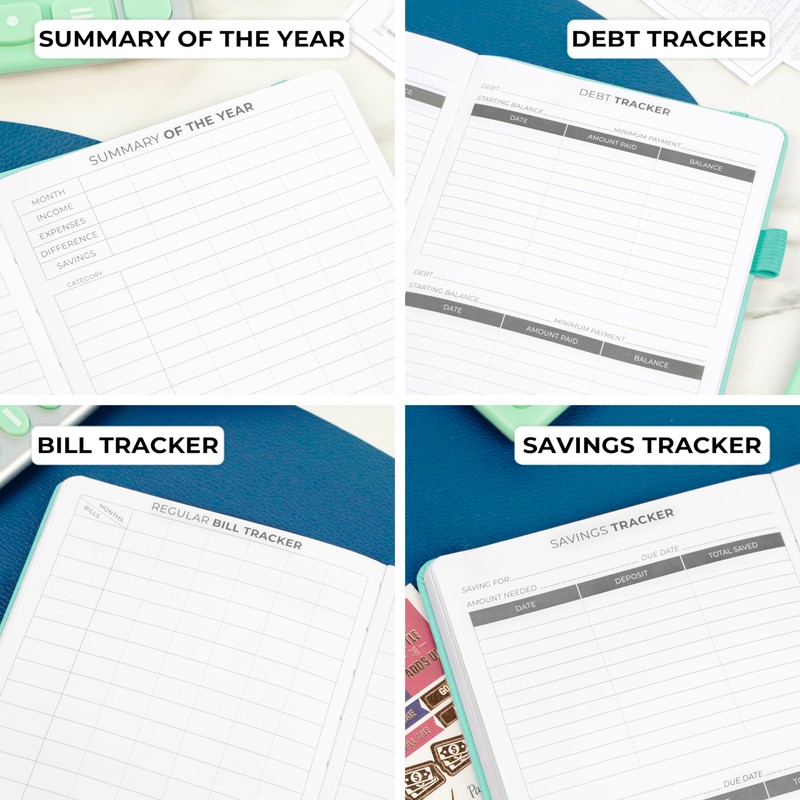 Clever Fox Budget Book – Financial Planner Organizer & Expense