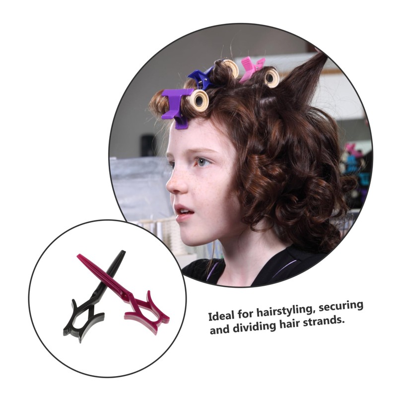 Mikinona Unique Design Hair Clips 1 Set Texture Hair Styling