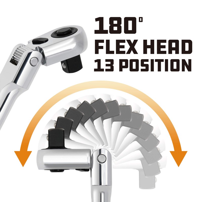 Powerbuilt 649955 Pro Tech 1/2-inch Drive x 17-inch Long Reach