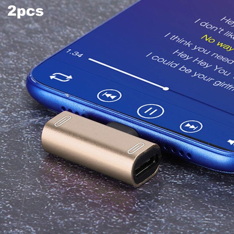 USB C Splitter 2 USB C, USB C Double Plug,