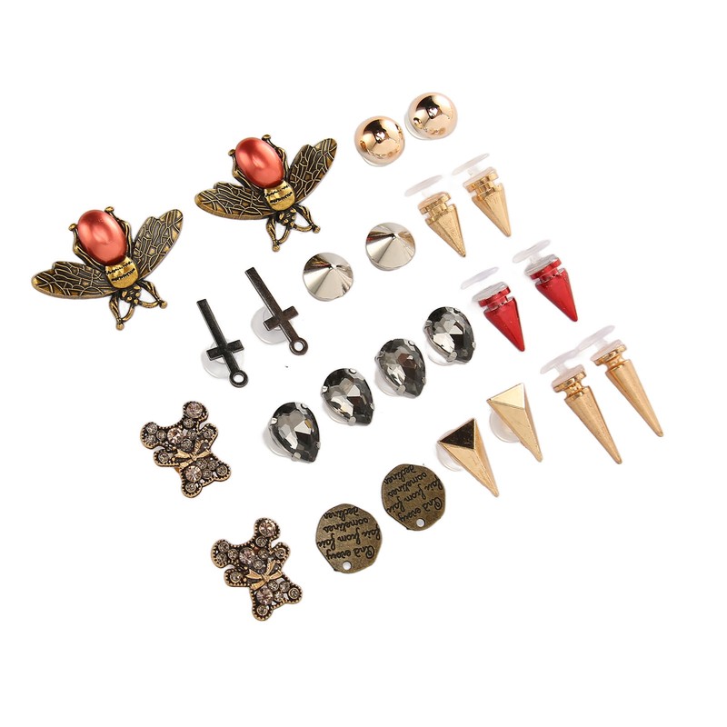 Decorative Shoe Clips Fashionable Shiny Elegant Removable Shoe Decoration Accessory