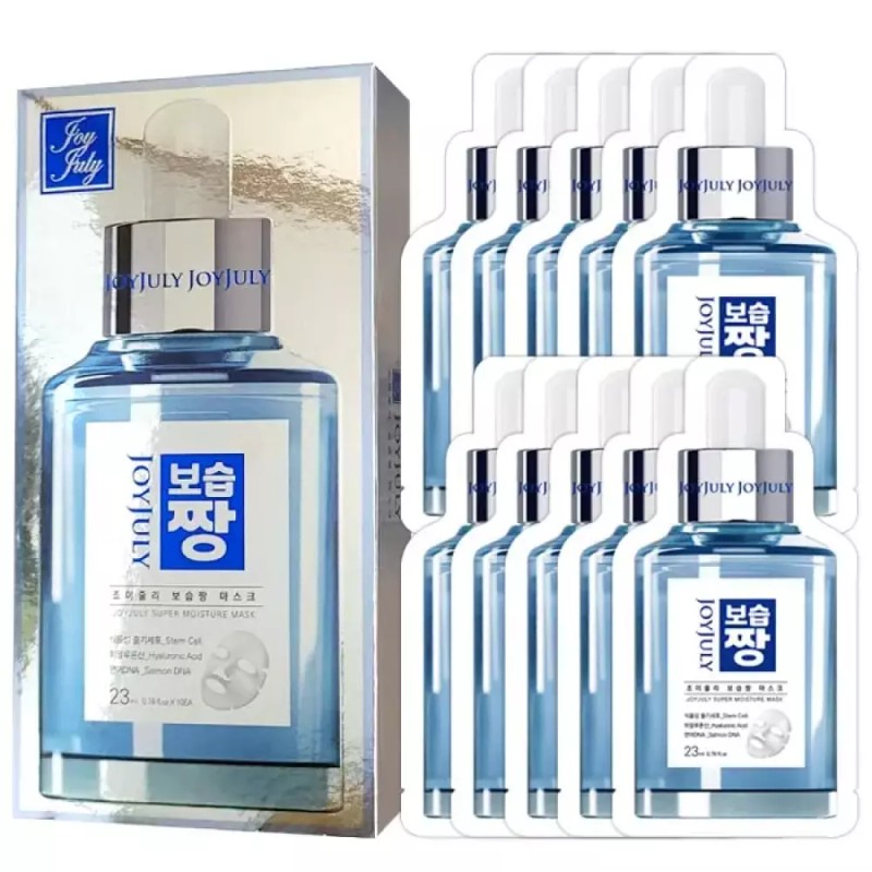 Joyjuli 조이줄리 보습짱 마스크팩 23ml(10매)/진정 보습 히알루론산 Joey Juli Super