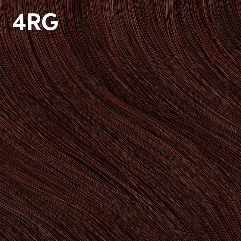COLORCHARM Permanent Liquid Hair Color for Gray Coverage| 4RG Dark