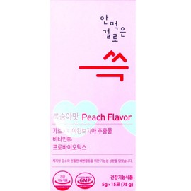 As if I didn't eat it Peach flavor 5g x 15 packets, 15-day supply / 안먹은걸로 쓱 복숭아맛 5g x 15포 15일분