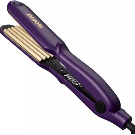 DSHOW 여성용 티타늄 세라믹 플레이트 스타일링 도구를 사용한 헤어 DSHOW 볼륨 크림퍼 크림핑 언 [Purple] Women's Titanium Ceramic Plate Styling Tool Hair DSHOW Volume Crimper Creaming Un [Purple]
