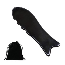 Kasa Plate, Cassa Plate, Massage Plate, Oxhorn Scraping Board, Face Neck Massage Muscle Gua Shirr (Fish Shape)