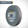 POWERTEC 15515V Bench and Pedestal Grinding Wheels, 6 Inch x