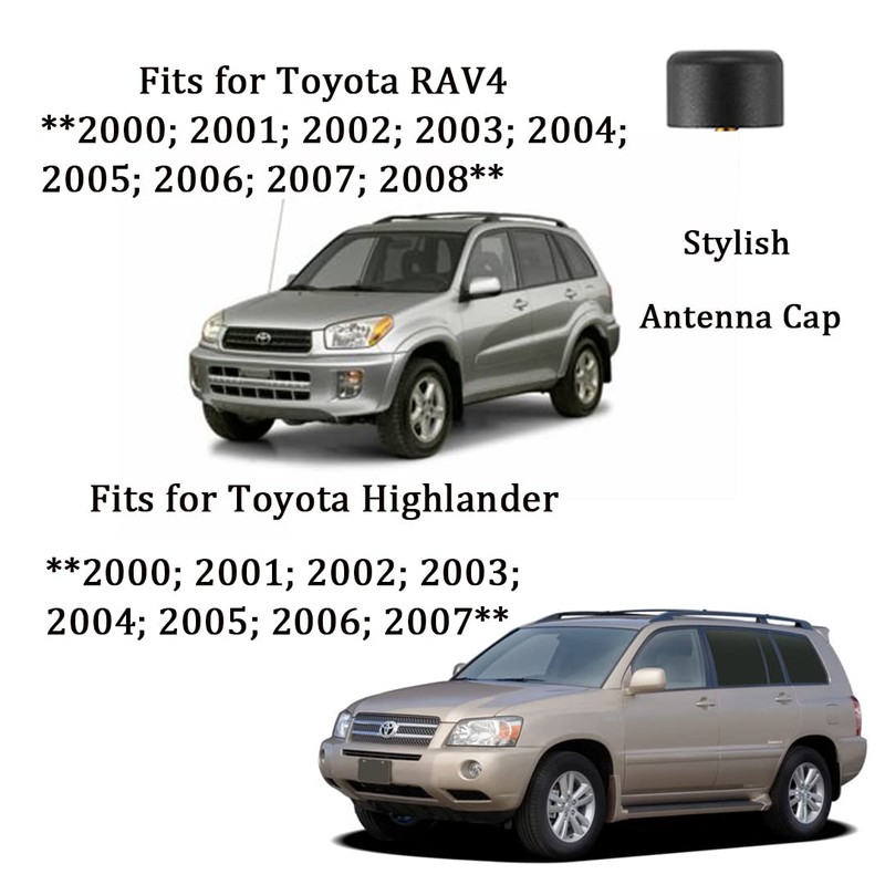 Custom Antenna Delete Cap for Toyota Tundra (1999-2024), Tacoma (1996-2016),