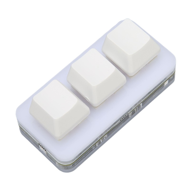 USB 3 Key Mini Keypad RGB LED Backlight Supports Hot
