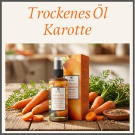 QKnatur Dry Carrot Oil 100ml Fast Absorption Natural Solar Tan Moisturizes, Rejuvenates and Gives Skin Luminosity