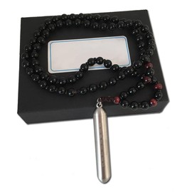 Emf Protection Anti-radiation Terahertz Defense Hematite Necklace,Terahertz Cosmic Energy Protection Hematite Moxibustion Healing Necklace