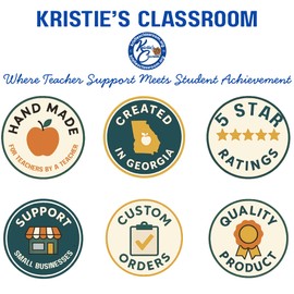 Kristie's Classroom TEST TAKING TIPS Anchor Chart, Printed on FABRIC, (23X35 INCHES)