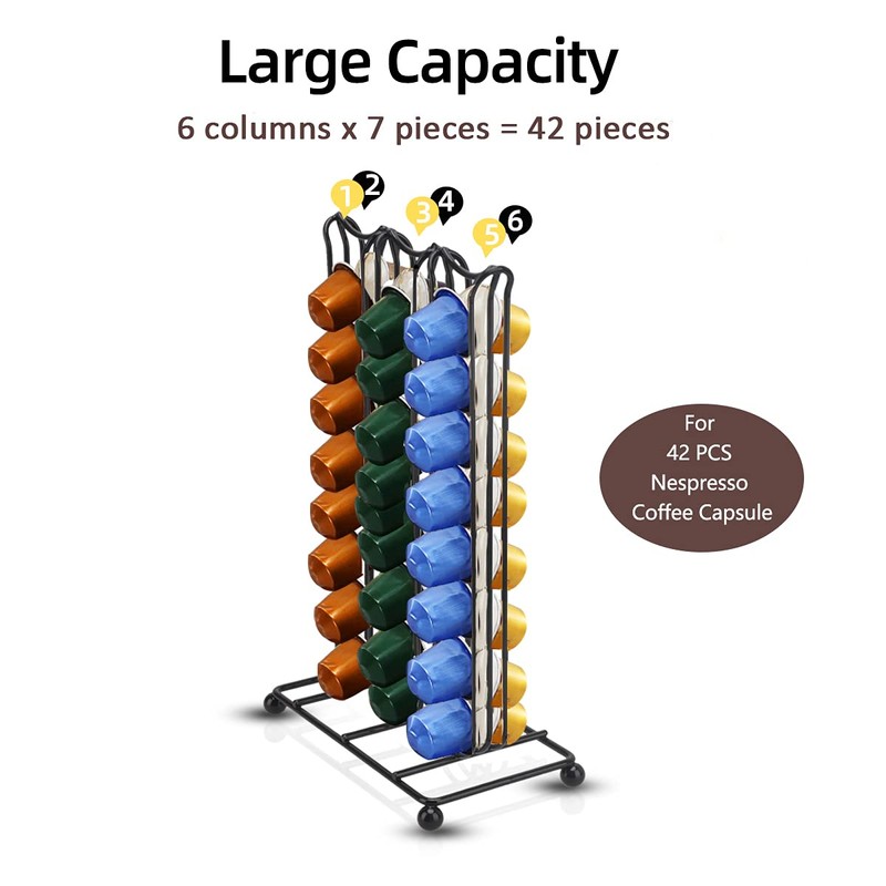 MOLEDA 5K4R Coffee Capsule Holder, Acrylic