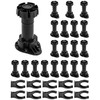 QWORK® 20 Pieces Furniture Feet Leveling Feet Adjustable, kitchen cabinet