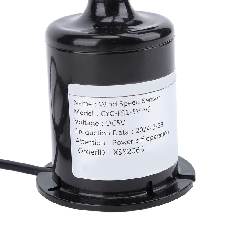 Wind Speed Anemometer High Accuracy 5V Wind Speed Monitoring Sensor