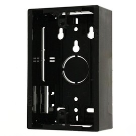 Leviton Surface Mount Backbox, Single Gang, 1.89", 42777-1EA, Black
