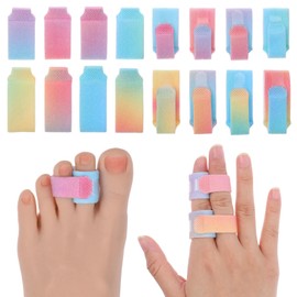 Ybeaty 8 Pieces Hammer Toe Corrector Toe Splint Hammer Toe Correctors Orthopaedic Toe Separator Hammer Toe Separator for Crooked Curved Toes