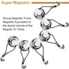 DIYMAG Swivel Swing Magnetic Hooks,Strong Heavy Duty Neodymium Magnet Hooks