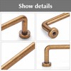 khtumeware 10 Pack 5 inch Hole Center Antique Brass Cabinet