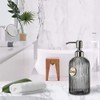 JASAI 18 Oz Vertical Stripes Kitchen Soap Dispenser with 304