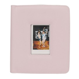 Instant Photo Album 288 Pockets 2x3 Photo Binder Window Cover PU Leather Picture Book for Mini 12 11 9 3in Photo Cards Pink