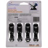 Dreambaby Clips para Carriola Strollerbuddy, color Negro Blanco, 4 piezas