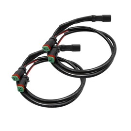 Narcilors 2 in 1 Deutsch Dual DT DTM Female Adapter Connector Splitters Plug Y-Shape Wiring Harness Replacement for Fog Work Light Retrofit Chandelier