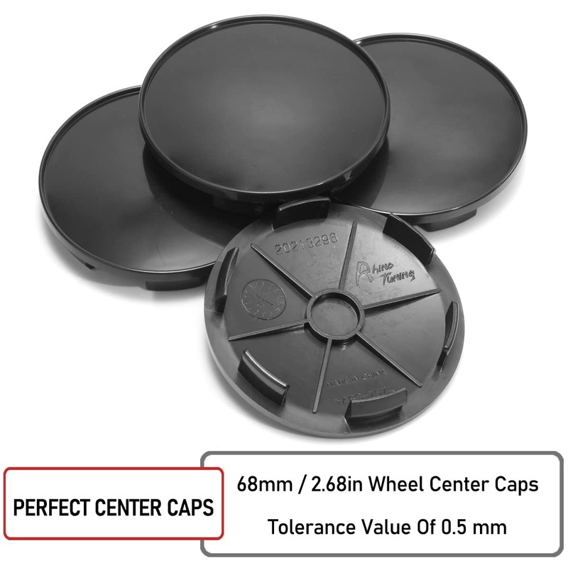 RTRHINOTUNING 68mm Wheel Center Caps for XXR 557 530 531