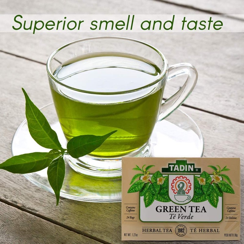 Tadin, Tea Green, 24-Bag (6 Pack)