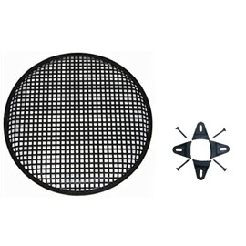 18 Inch 18" Universal Metal Car Audio Speaker SubWoofer Waffle Grill Protector Cover with Clips and Screws…