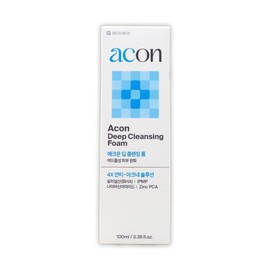 Dong-A Pharmaceutical AcOn Deep Cleansing Foam 4X Anti-Acne Solution 100ml 1ea / 동아제약 애크온 딥 클렌징 폼 4X안티 아크네 솔루션 100ml 1개