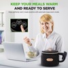 NutriChef 1.6 QT Portable Electric Rice Cooker & Lunch Maker