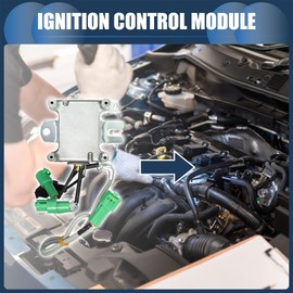 INFINAUTO Ignition Control Module, Inner Ignition Module Control Unit No.8962035112 for Toyota 4Runner Celica DLX Sport Utility 2-Door ABS Silver Tone, 1 Pc