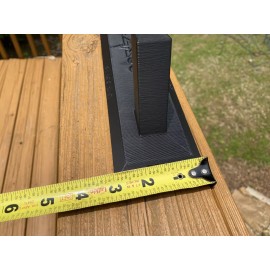 Unbranded Fits NEW Staccato HD  2011 Pistol Display Stand - Black - Organize Your Gun Safe