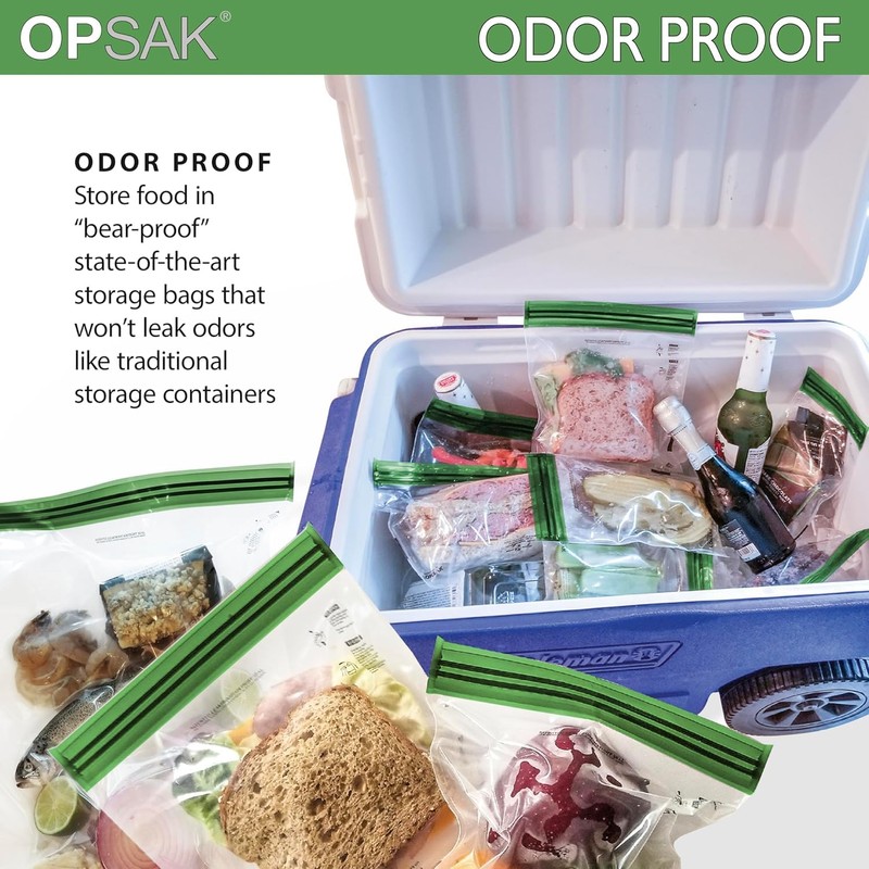 LOKSAK - OPSAK Odorproof Dry Bags for Backpacking, Hiking and
