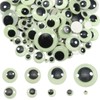 TOAOB 200pcs Glow in The Dark Wiggle Googly Eyes Self