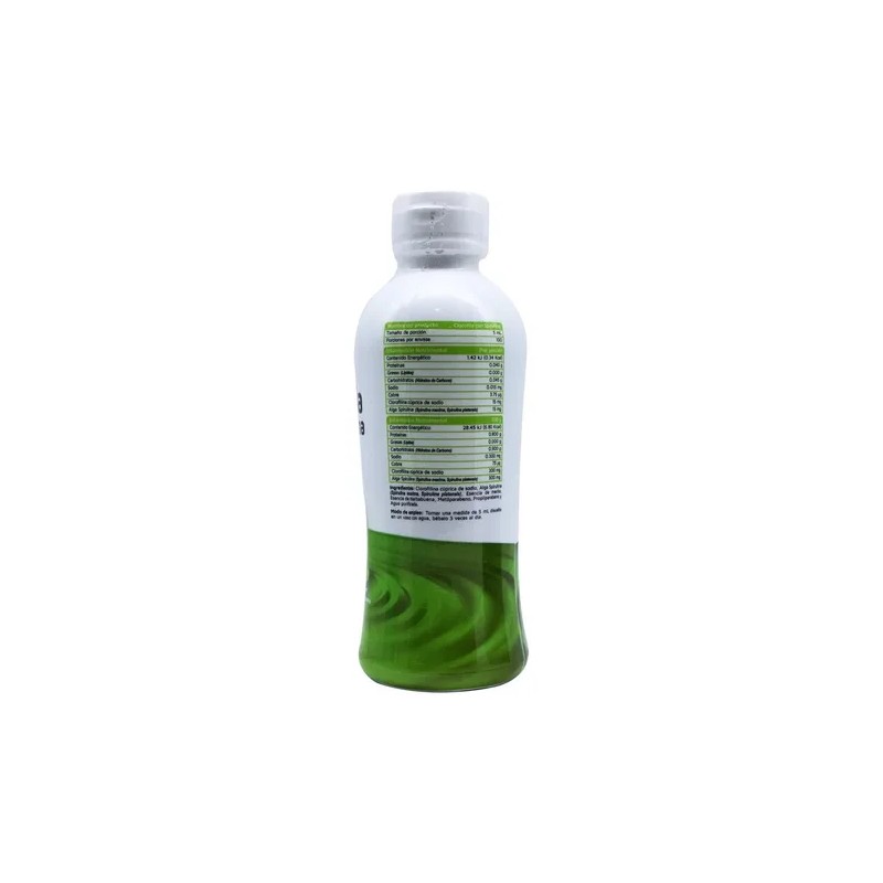 Clorofila Líquida Con Spirulina Hierbabuena 500 Ml Vidanat