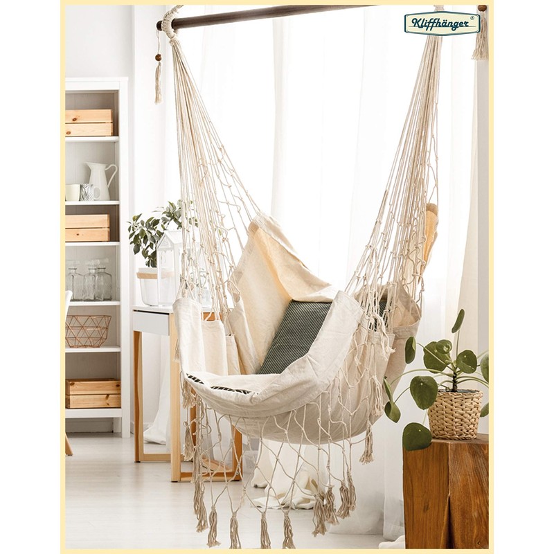 KLIFFHÄNGER Chain with two carabiners, variable attachment for hanging chair