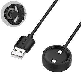 Ermorgen Charging Cable Compatible with Sunnto Race S/Race/Ocean/Vertical / 9 Peak Pro Watch 1 m Cable with Magnet - Black