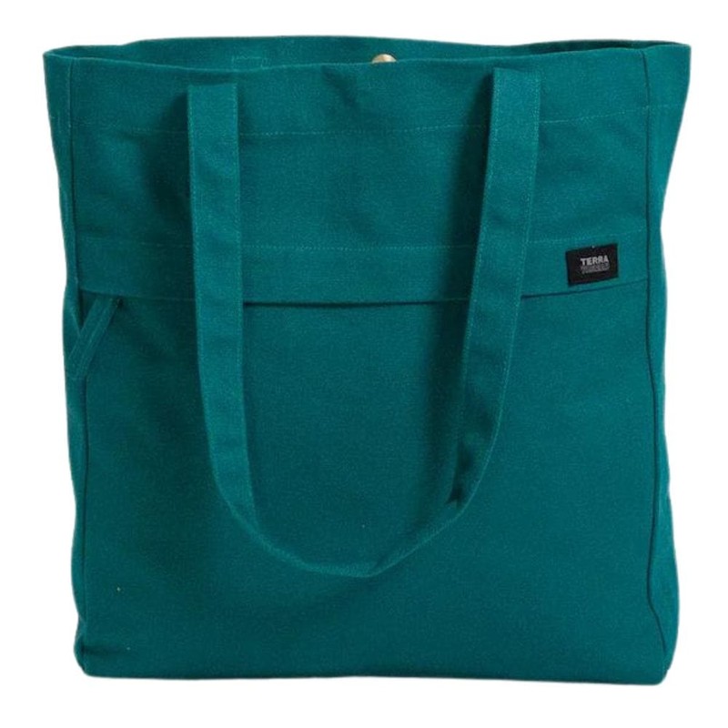 Terra Thread Organic Cotton Executive Work Tote Bag, Lavender