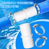 BONHHC Hose Adapter Double Hose Nozzle, 2 Piece Hose Connector