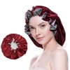Silk Bonnet for Sleeping Satin Bonnets Double Layer Reversible Hair