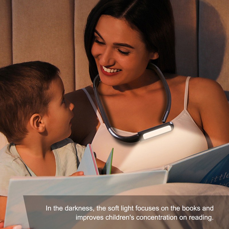 Bendable LED Neck Reading Light Adjustable Brightness Desk Lamp for