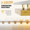 VOLISUN Modern Bathroom Vanity Light 48 inch, 30W Dimmable 5CCT