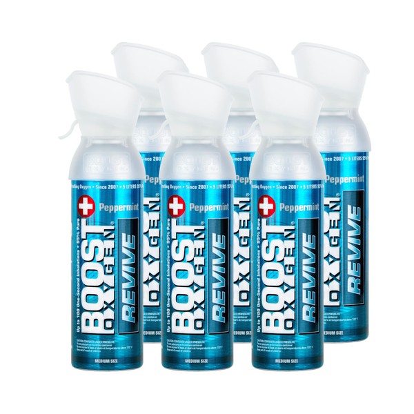 Boost Oxygen Boost Oxygen Medium Revive Peppermint Aroma 5 Liter