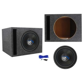 Rockville K5 W12K5S2 12" 1400 Watt 2 Ohm Car Subwoofer+Vent